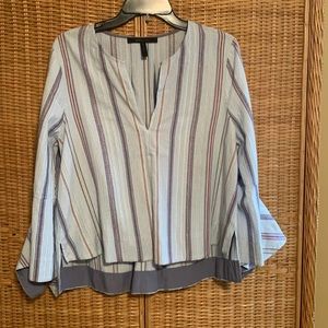 BCGMAXAZRIA striped bohemian top